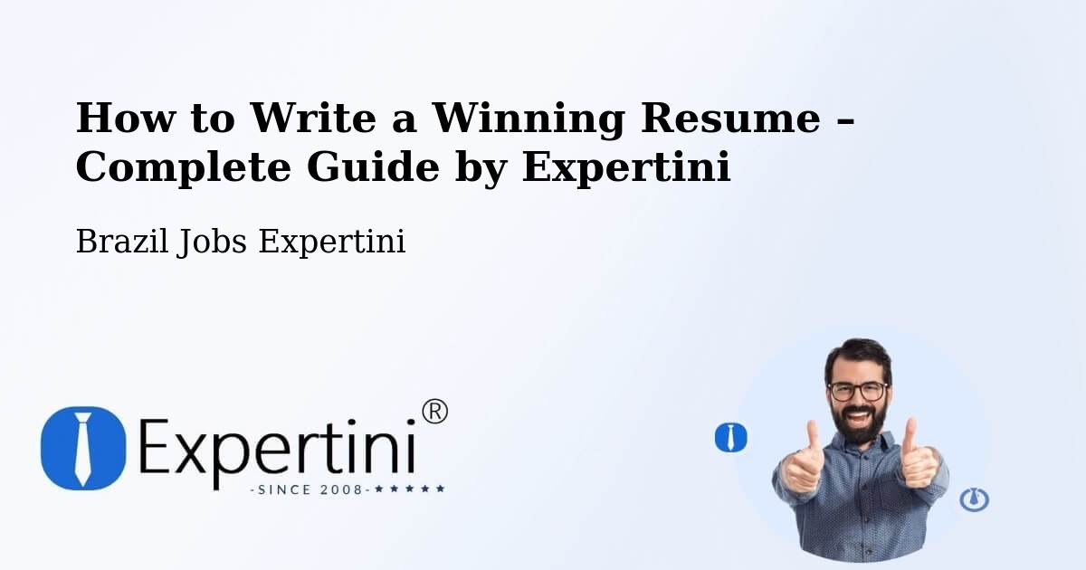Resume Writing Guide for Job Seekers – Ivoti - Ivoti, Brazil Jobs Expertini